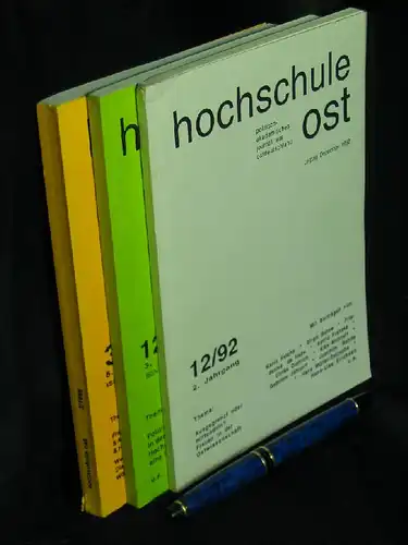 Pasternack, Peer (Herausgeber): Hochschule Ost. Bände 12/92, 12/93 und 3/96 - Politisch-akademisches Journal aus Ostdeutschland. 