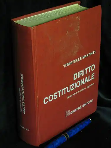 Martines, Temistocle: Diritto Costituzionale -  LAGERRÄUMUNG. 