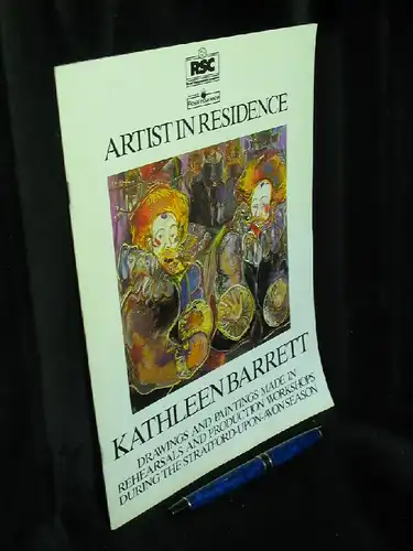 Barrett, Kathleen: Artist in Residence. Drawings and Paintings - made in rehearsals and production workshops during the Stratford-upon-Avon season -  LAGERRÄUMUNG. 