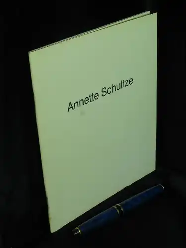 Stepken, Angelika: Annette Schulze -  LAGERRÄUMUNG. 