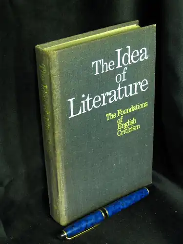 Urnowa, D. M. (Hg): The Idea of Literature - The Foundations of English Criticism -  LAGERRÄUMUNG. 