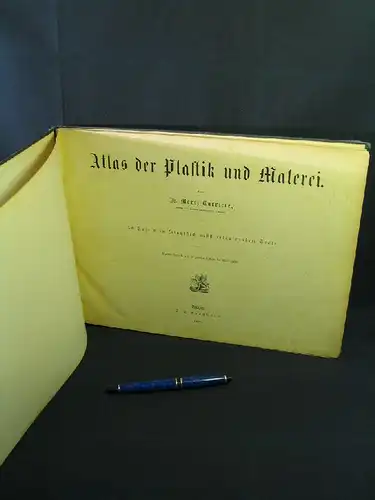 Carriere, Moriz: Atlas der Plastik und Malerei - 30 Tafeln in Stahlstich nebst erläuterndem Text - Separat-Ausgabe aus der zweiten Auflage des Bilder-Atlas. 