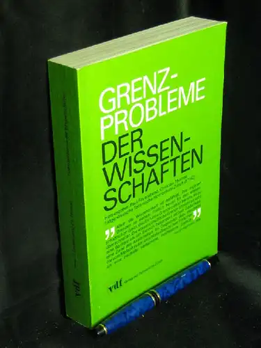 Feyerabend, Paul und Christian Thomas (Herausgeber): Grenzprobleme der Wissenschaften -  LAGERRÄUMUNG. 