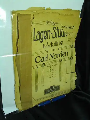 Norden, Carl: Lagen-Studien für Violine opus 31 - Band: Nr. 147 LAGERRÄUMUNG. 