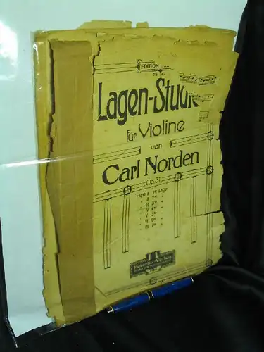 Norden, Carl: Lagen-Studien für Violine opus 31 - Band: Nr. 147. 