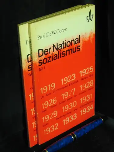 Conze, Werner: Der Nationalsozialismus. Teil I und II -  LAGERRÄUMUNG. 