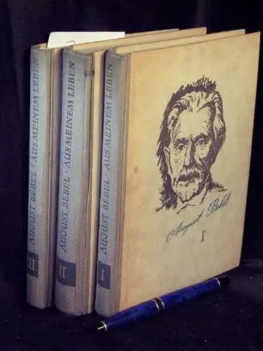 Bebel, August: Aus meinem Leben - erster bis dritter Teil (vollständig) -  LAGERRÄUMUNG. 