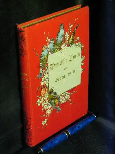 Felix, Georg: Deutsche Lyrik -  LAGERRÄUMUNG. 