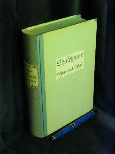 Genee, Rudolph: William Shakespeare in seinem Werden und Wesen -  LAGERRÄUMUNG. 