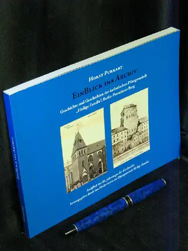 Purkart, Horst: EinBlick ins Archiv. Geschichte und Geschichten der katholischen Pfarrgemeinde `Heilige Familie`, Berlin Prenzlauer Berg.   Anlässlich des 80. Jahrestages der Kirchweihe, herausgegeben.. 