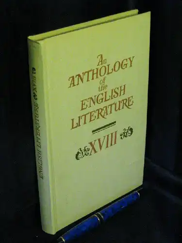Stupnikow, Igor W: An anthology of the English Literature XVIIIth century. Student's edition. 