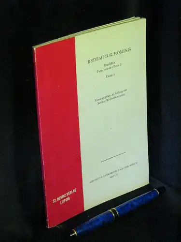 Berlin Bischofskonferenz (Herausgeber): Redemptor Hominis - Enzyklia Papst Johannes Paul II., deutsche Übersetzung - aus der Reihe: Kirchliche Dokumente nach dem Konzil - Band: 19. 