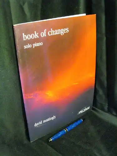 Mattingly, David: Book of Changes : solo piano -  LAGERRÄUMUNG. 