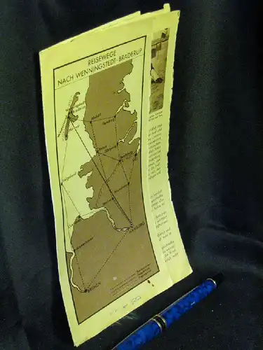 Reisewege nach Wennigstedt- Braderup -  LAGERRÄUMUNG. 