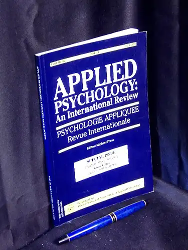Frese, Michael (Editor): Applied Psychology Special Issue Traffic Psychology - aus der Reihe: Applied Psychology : an international Review - Band: volume 46 issue 3 July 1997 LAGERRÄUMUNG. 