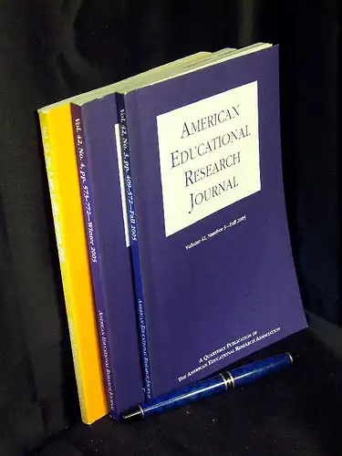Benham, Maenette K.P. (Editor): American Educational Research Journal. Volume 42, Number 3 und 4 und Volume 43, Number 1 ( 3 Hefte). 