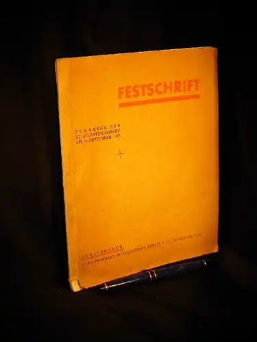 Festschrift zur Weihe der St. Augustinuskirche am 16. September 1928. 