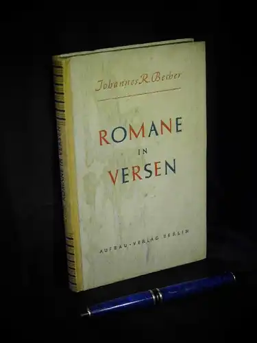 Becher, Johannes R: Romane in Versen -  LAGERRÄUMUNG. 