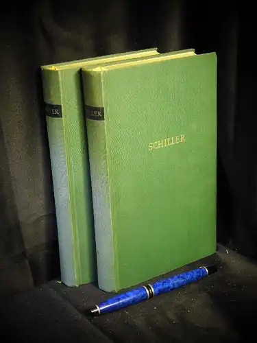 Buchwald, Reinhard: Schiller. Erster und Zweiter Band (2 Bände) - Band 1: Der junge Schiller, Band 2: Der Weg zur Vollendung -  LAGERRÄUMUNG. 