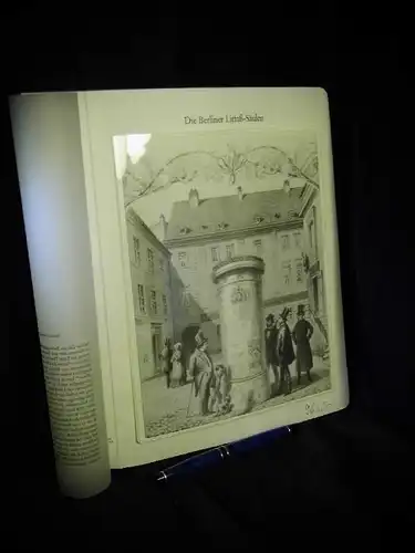 Nordmann, F.G: Die Berliner Litfaß-Säulen - Berlin's neue Anschlag Säulen - aus der Reihe: Berlin Edition - Band: BE 01005 LAGERRÄUMUNG. 