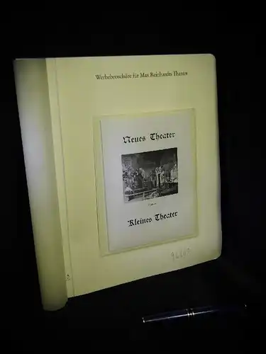 Neues Theater Kleines Theater - Werbebroschüre für die Spielzeit 1903/04 des Kleinen Theaters und des Neuen Theaters - aus der Reihe: Berlin Edition - Band: BE 01049. 