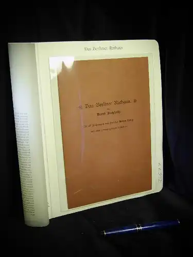 Buchholtz, Arend: Das Berliner Rathaus - Sonderabdruck aus Velhagen & Klasings Monatsheften - aus der Reihe: Berlin Edition - Band: BE 01063. 