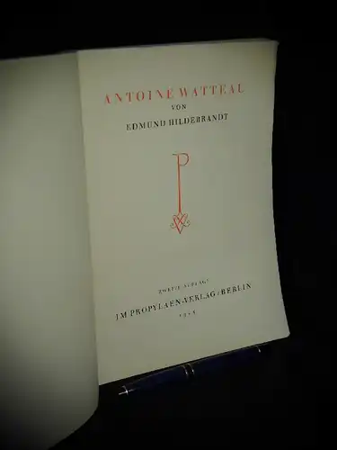 Hildebrandt, Edmund: Antoine Watteau - aus der Reihe: Die führenden Meister. 