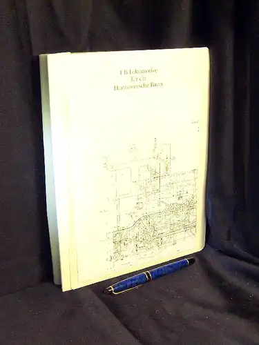 1 B Lokomotive für die Hannoversche Bahn - Längen-Ansicht der Schnellzuglocomotive (Terbund System) für die Königliche Eisenbahn Direction Hannover - aus der Reihe: Deutsche Eisenbahn Edition EBE - Band: 01042. 