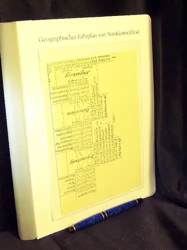 Busse, F: Fahrplan der zusammenhängenden Eisenbahnen in Norddeutschland für das Sommerhalbjahr 1844 - Geographischer Fahrplan von Norddeutschland von 1844 - aus der Reihe: Deutsche Eisenbahn Edition EBE - Band: 01103 LAGERRÄUMUNG. 