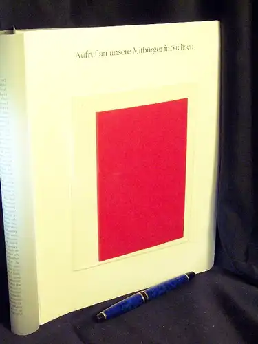 Aufruf an unsere Mitbürger in Sachsen die Anlage einer Eisenbahn zwischen Dresden und Leipzig betreffend - aus der Reihe: Deutsche Eisenbahn Edition EBE - Band: 01096 LAGERRÄUMUNG. 