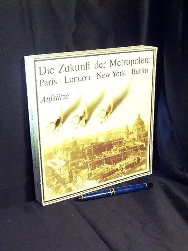 Die Zukunft der Metropolen: Paris, London, New York, Berlin - Ein Beitrag der Technischen Universität Berlin zur Internationalen Bauausstellung Berlin Berichtsjahr 1984. Katalog zur Ausstellung. Band 1: Aufsätze -  LAGERRÄUMUNG. 