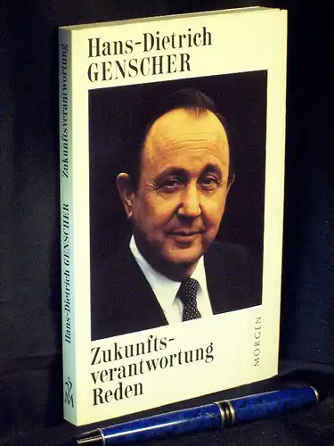 Genscher, Hans-Dietrich: Zukunftsverantwortung - Reden -  LAGERRÄUMUNG. 