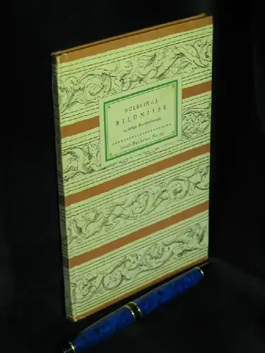 Holbein, d.J: Bildnisse - aus der Reihe: IB Insel-Bücherei - Band: 95. 