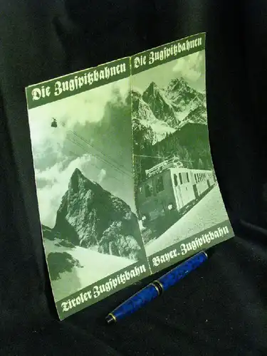 Die Zugspitzbahnen - Tiroler Zugspitzbahn, Bayer. Zugspitzbahn -  LAGERRÄUMUNG. 