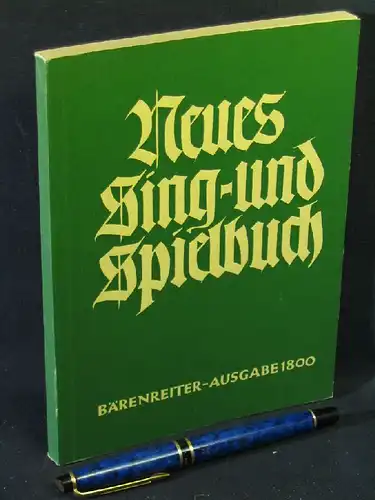 Preime, Hilde (Herausgeberin): Neues Sing- und Spielbuch - Alte und neue Lieder mit allerlei Instrumenten zu musizieren - aus der Reihe: Bärenreiter-Ausgabe - Band: 1800 LAGERRÄUMUNG. 