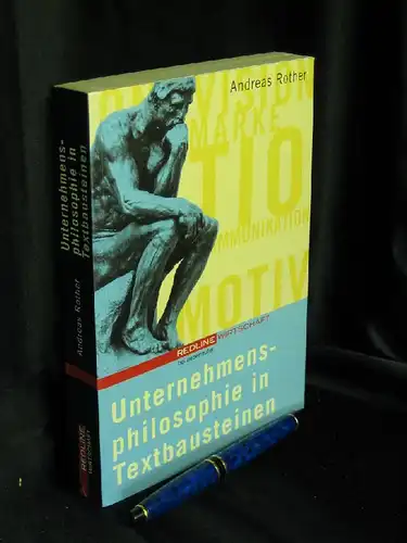 Rother, Andreas: Unternehmensphilosophie in Textbausteinen -  LAGERRÄUMUNG. 