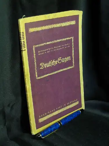 ohne Autorenangabe: Deutsche Sagen - aus der Reihe: Ferdinand Hirt's Deutsche Lesehefte. Gruppe B: 5. bis 8. Schuljahr - Band: Heft 11. 