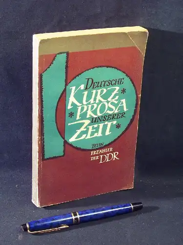 Bräunig, W. sowie G. de Bruyn, F. Fühmann, W. Joho, H. Kant, H. Nachbar, M. Neumann, D. Noll, B. Reimann und E. Strittmatter: Deutsche Kurzprosa unserer Zeit / Rasskazy pisatelej GDR : kniga dlja čtenija na staršich kursach, (na nemeckom jazyke). 