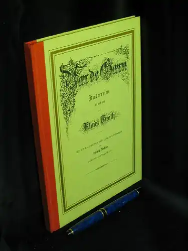 Groth, Klaus: Voer de Goern - Kinderreime alt und neu - mit 52 Holzschnitten nach Originalzeichnungen -  LAGERRÄUMUNG. 