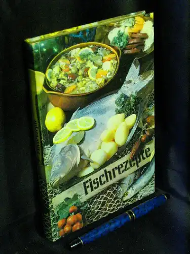 Lagunow, L.L. sowie M.O. Lifschiz, W.M. Nowikow, A.A. Pokrowski und W.A. Sidorow: Fischrezepte - mit 16 einfarbigen und 16 mehrfarbigen Bildtafeln -  LAGERRÄUMUNG. 