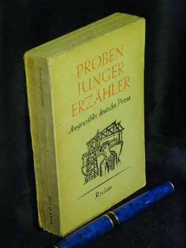 Wolf, Christa (Herausgeberin): Proben junger Erzähler - ausgewählte deutsche Prosa - aus der Reihe: Reclams Universal-Bibliothek - Band: 8307-10 LAGERRÄUMUNG. 