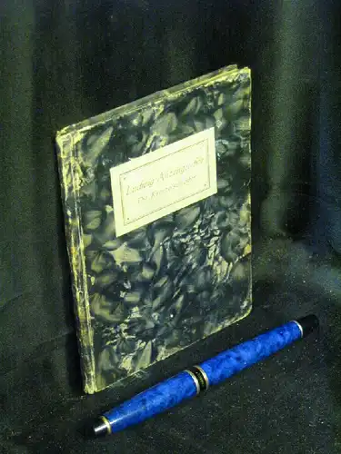 Anzengruber, Ludwig: Die Kreuzelschreiber - Meisterdramen -  LAGERRÄUMUNG. 