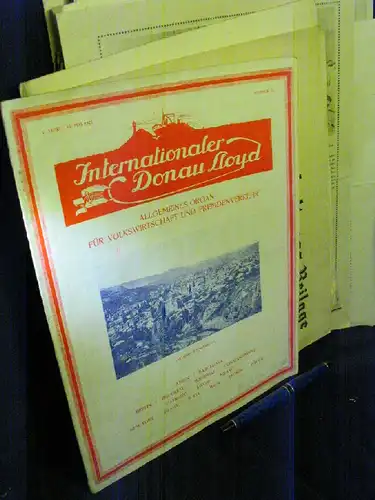 Unger, Theo S. (Chefredaktion): Internationaler Donau Lloyd V.Jahrgang, 15.Mai 1925 Nummer 10   Allgemeines Organ für Volkswirtschaft und Fremdenverkehr   Sondernummer für Bosnien.. 