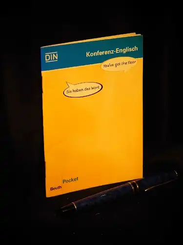 Mühlbauer, Holger: Konferenz-Englisch - Stichwörter und Wendungen für englischsprachige Sitzungen - aus der Reihe: Beuth-Pocket -  LAGERRÄUMUNG. 