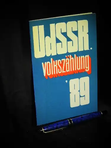 Sobolew, Leonid: UdSSR Volkszählung '89. 