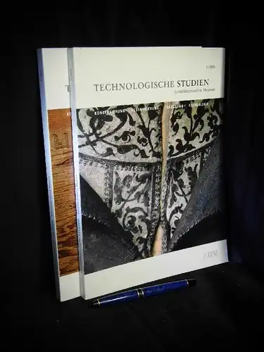 Seipel, Wilfried (Herausgeber): Technologische Studien. Band 1-2004 + 2-2005 (2 Bände) - Konservierung, Restaurierung, Forschung, Technologie. 