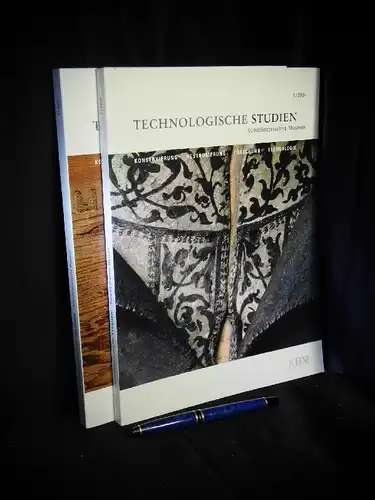 Seipel, Wilfried (Herausgeber): Technologische Studien. Band 1-2004 + 2-2005 (2 Bände) - Konservierung, Restaurierung, Forschung, Technologie -  LAGERRÄUMUNG. 