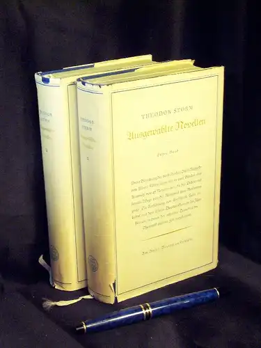 Storm, Theodor: Ausgewählte Novellen Erster + Zweiter Band -  LAGERRÄUMUNG. 