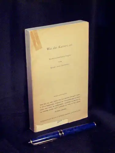 Heiseler, Bernt von: Was des Kaisers ist - Hohenstaufentrilogie -  LAGERRÄUMUNG. 