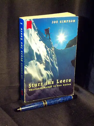 Simpson, Joe: Sturz ins Leere - Überlebenskampf in den Anden - aus der Reihe: Heyne - Band: 01/13094 LAGERRÄUMUNG. 